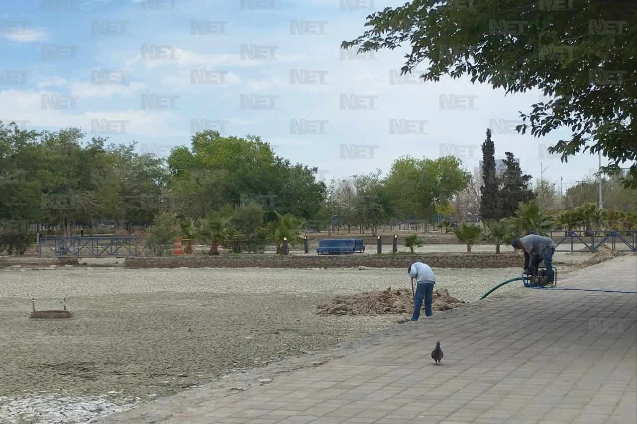 Parque Central con avance del 60% en anteproyecto rehabilitación del lago