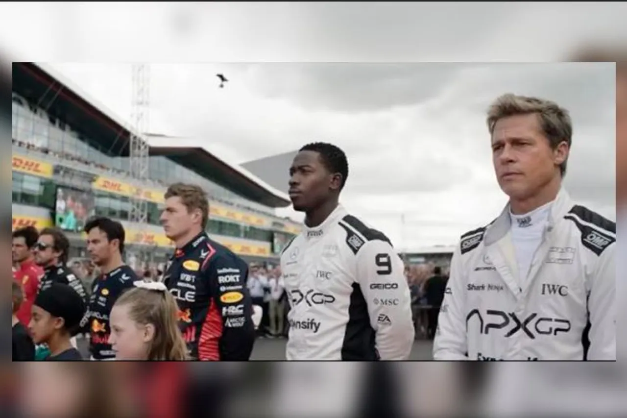 Lanzan tráiler 'F1: La Película' con cameo de Checo Pérez