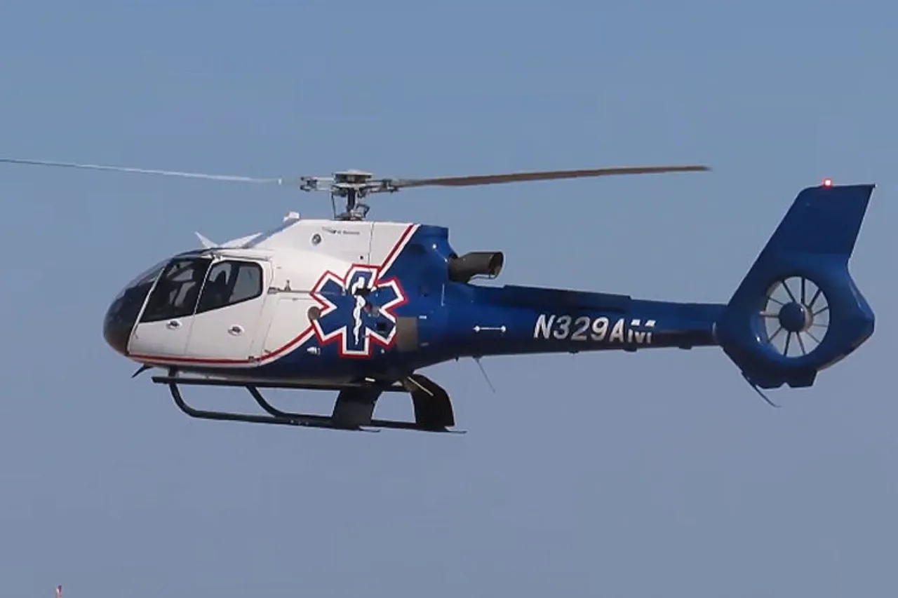 Trasladan vía aérea a peatón tras accidente en El Paso