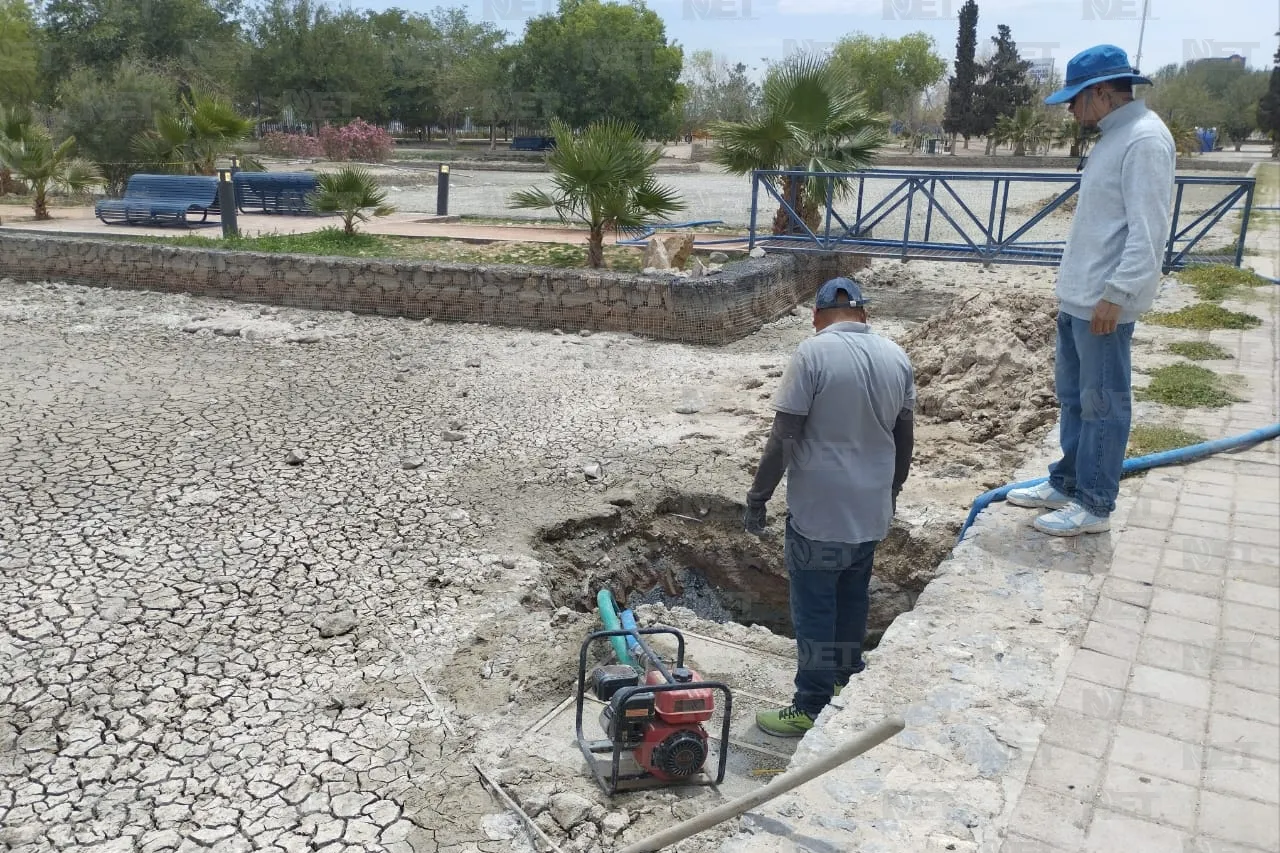 Parque Central con avance del 60% en anteproyecto rehabilitación del lago