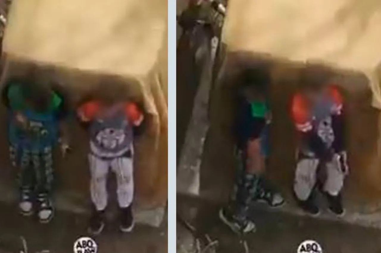 Dron policial detecta a niños armados en Nuevo México y evita tragedia