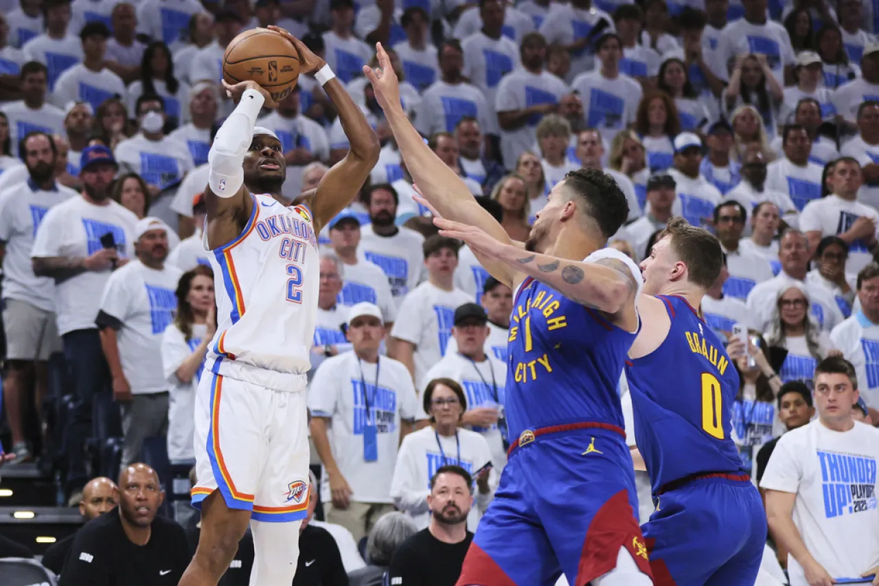 Thunder vence a Nuggets para liderar 3-2 la semifinal