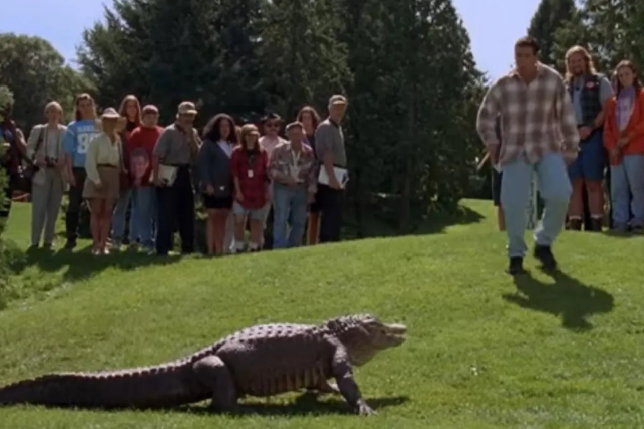 Muere caimán que apareció en la película 'Happy Gilmore' de Adam Sandler