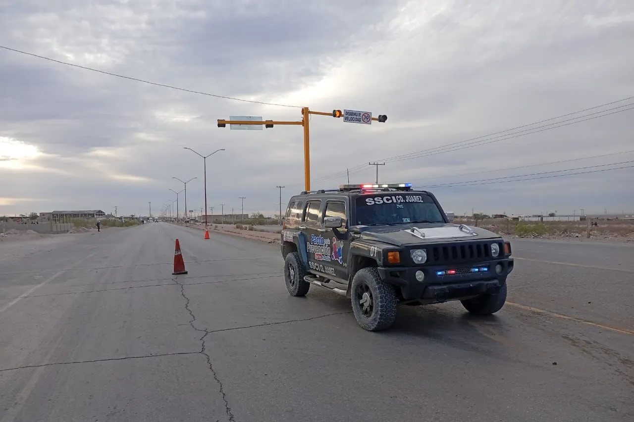 Chocan en el km 29 de la carretera a Casas Grandes