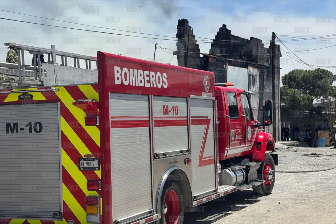 Se incendia fábrica de pallets en la colonia Tierra y Libertad