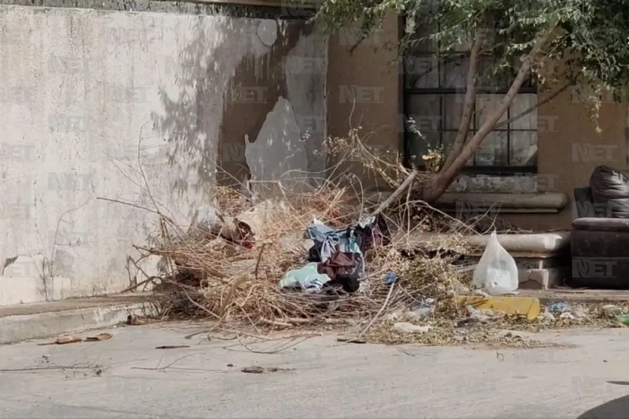 Juárez: Encuentran 'encobijado' entre ramas y basura