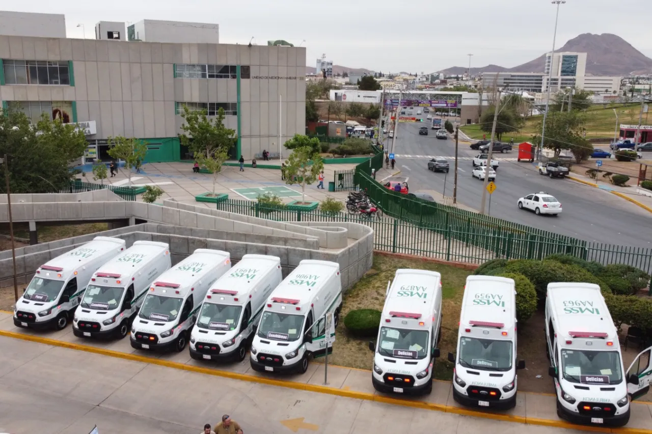 IMSS Chihuahua tiene 41 nuevas ambulancias