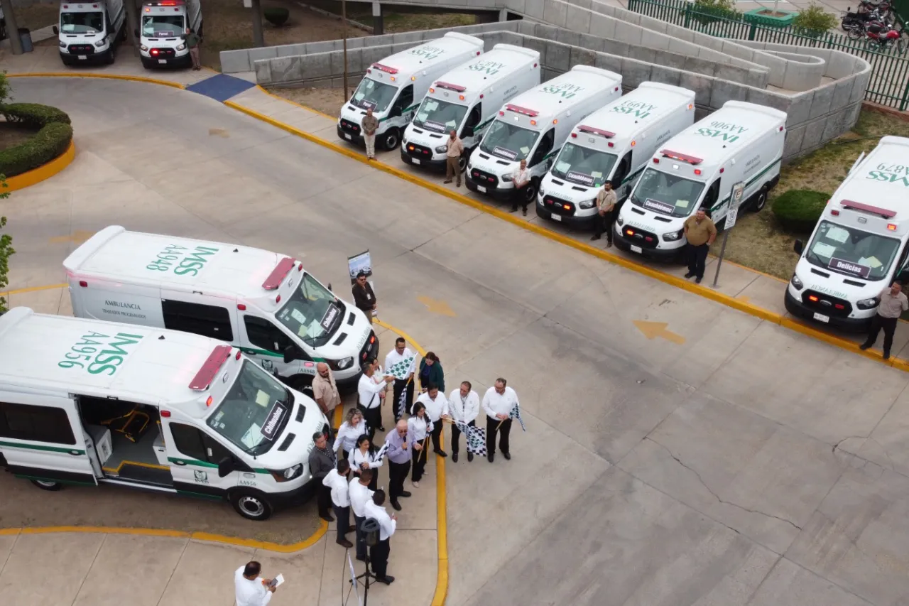 IMSS Chihuahua tiene 41 nuevas ambulancias