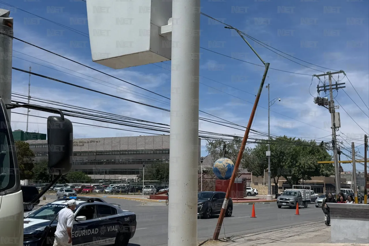 Apagón fue causado por camión que derribó poste