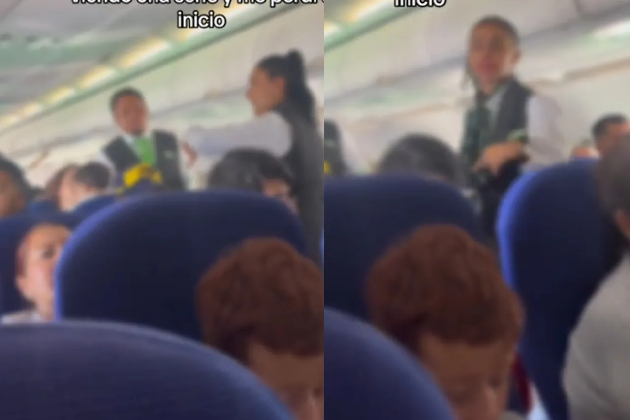 'Somos licenciados'; pasajero pelea con sobrecargo en vuelo a Monterrey
