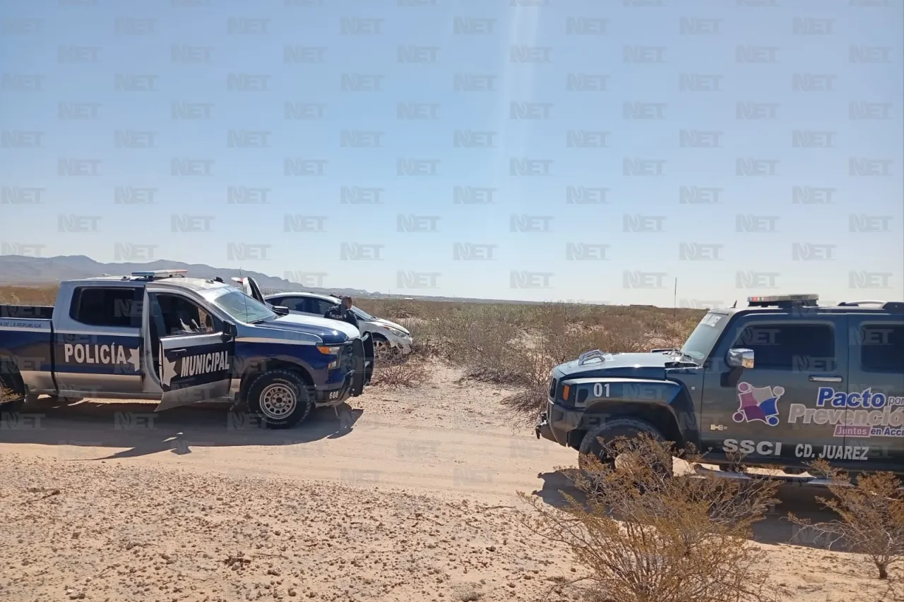 Aseguran vehículo abandonado en brecha rumbo a Casas Grandes