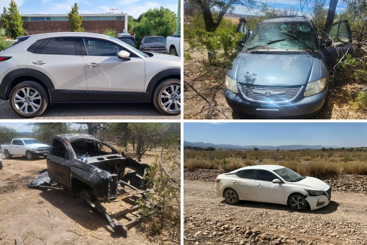 Asegura AEI Occidente cuatro vehículos con reporte de robo