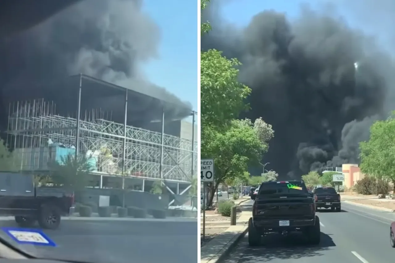 Video: Arde edificio en construcción en El Paso