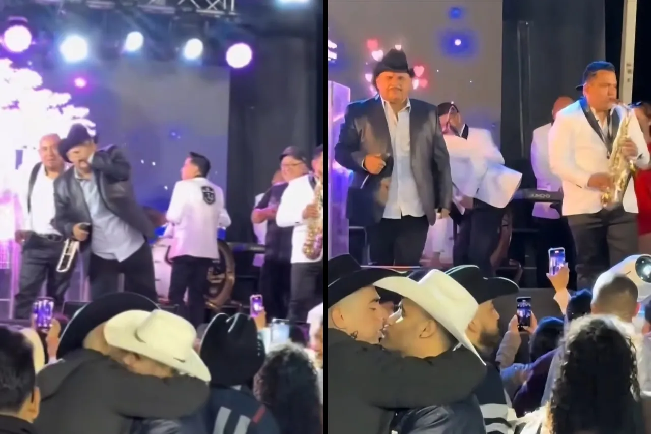 'Pone cara de asco'; tunden a Chuy Lizárraga tras ver a pareja gay en su show