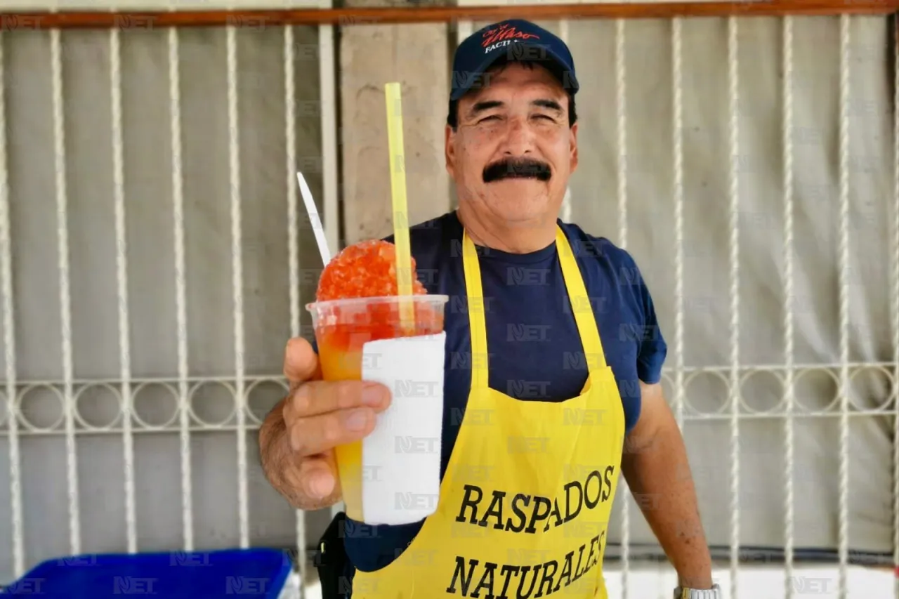 Amalio trae a Juárez el sabor de los raspados naturales de Guadalajara