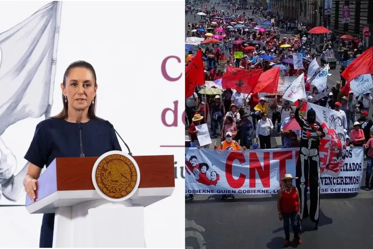 Descarta Sheinbaum diálogo con maestros de la CNTE