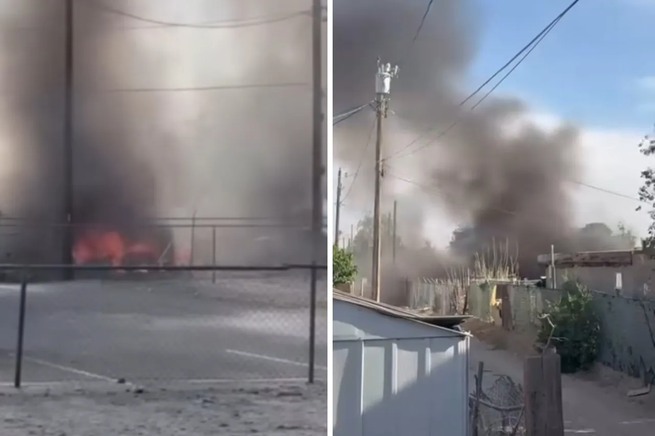El Paso: Se incendia vivienda
