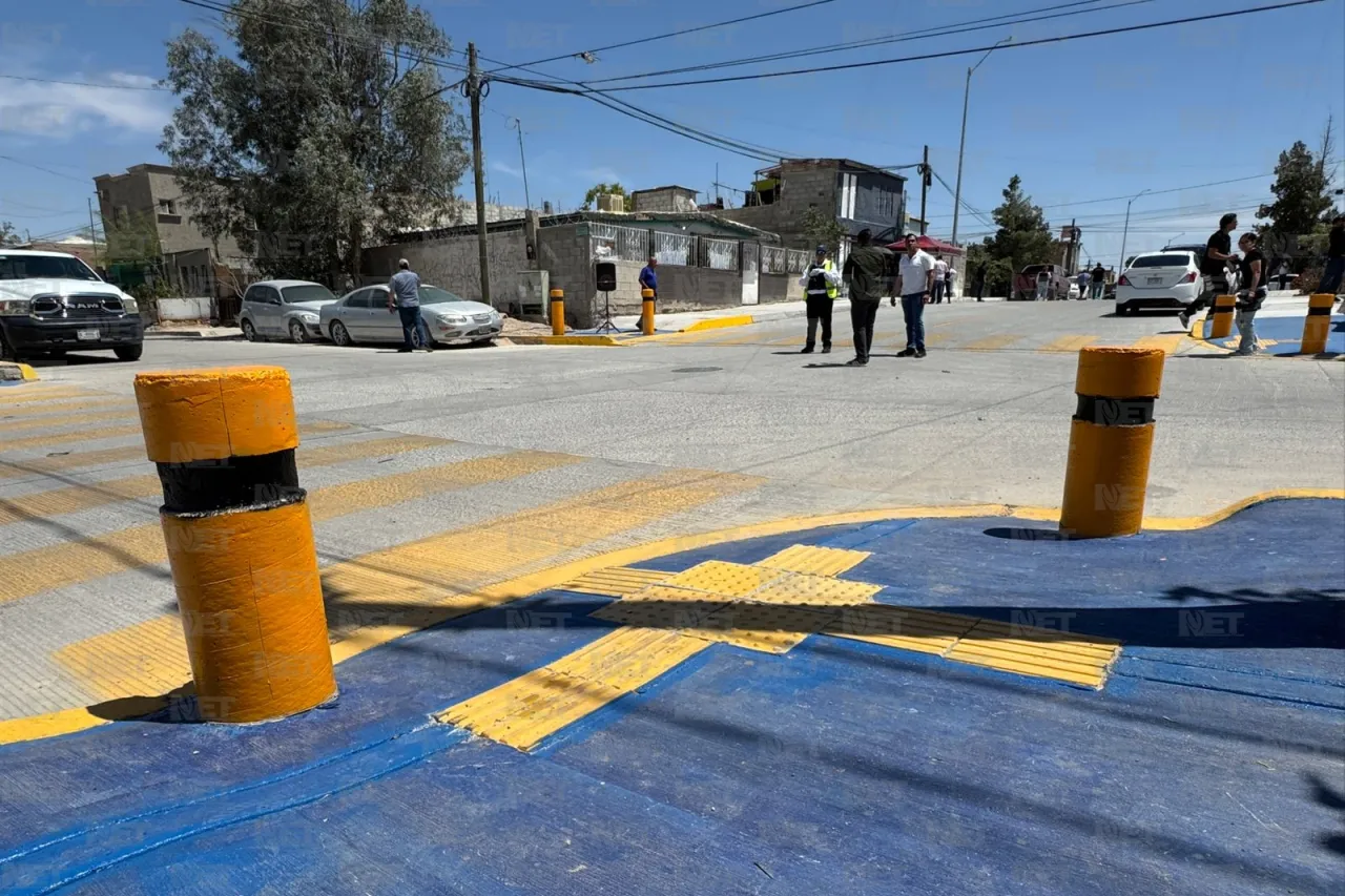 Entregan dos calles rehabilitadas en la colonia El Granjero