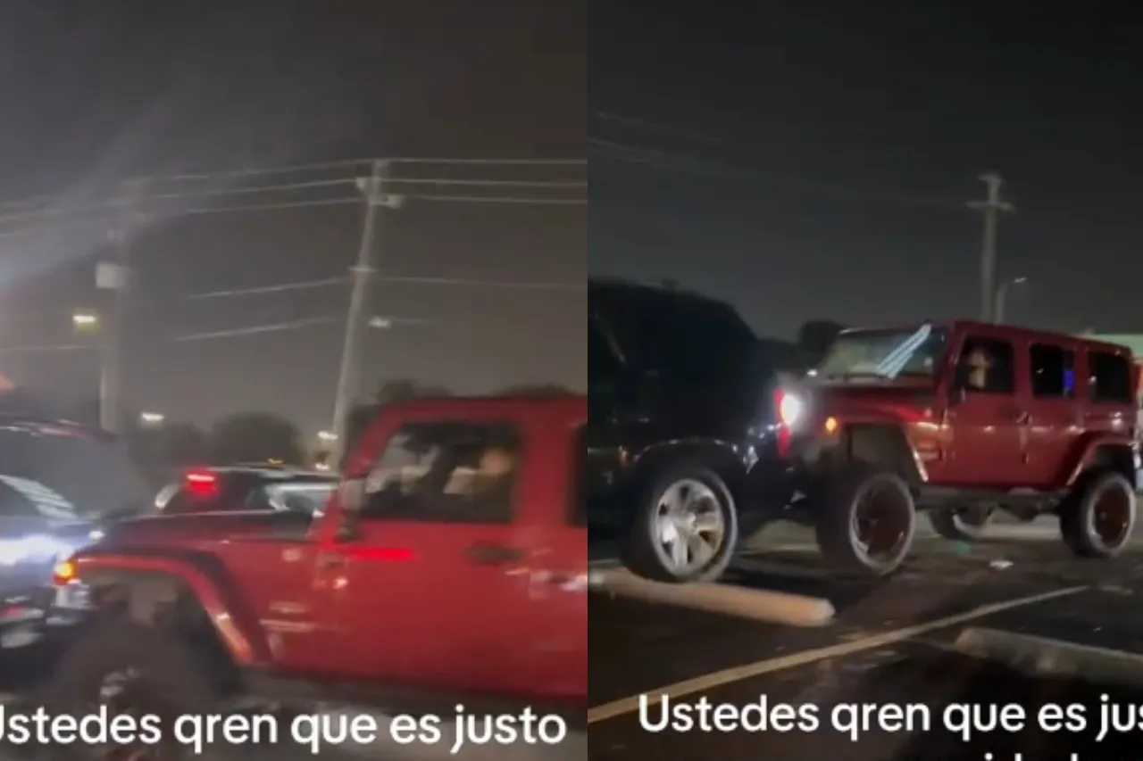 'No tienes papeles'; mexicana estalla vs paisano 'ilegal' y choca su camioneta