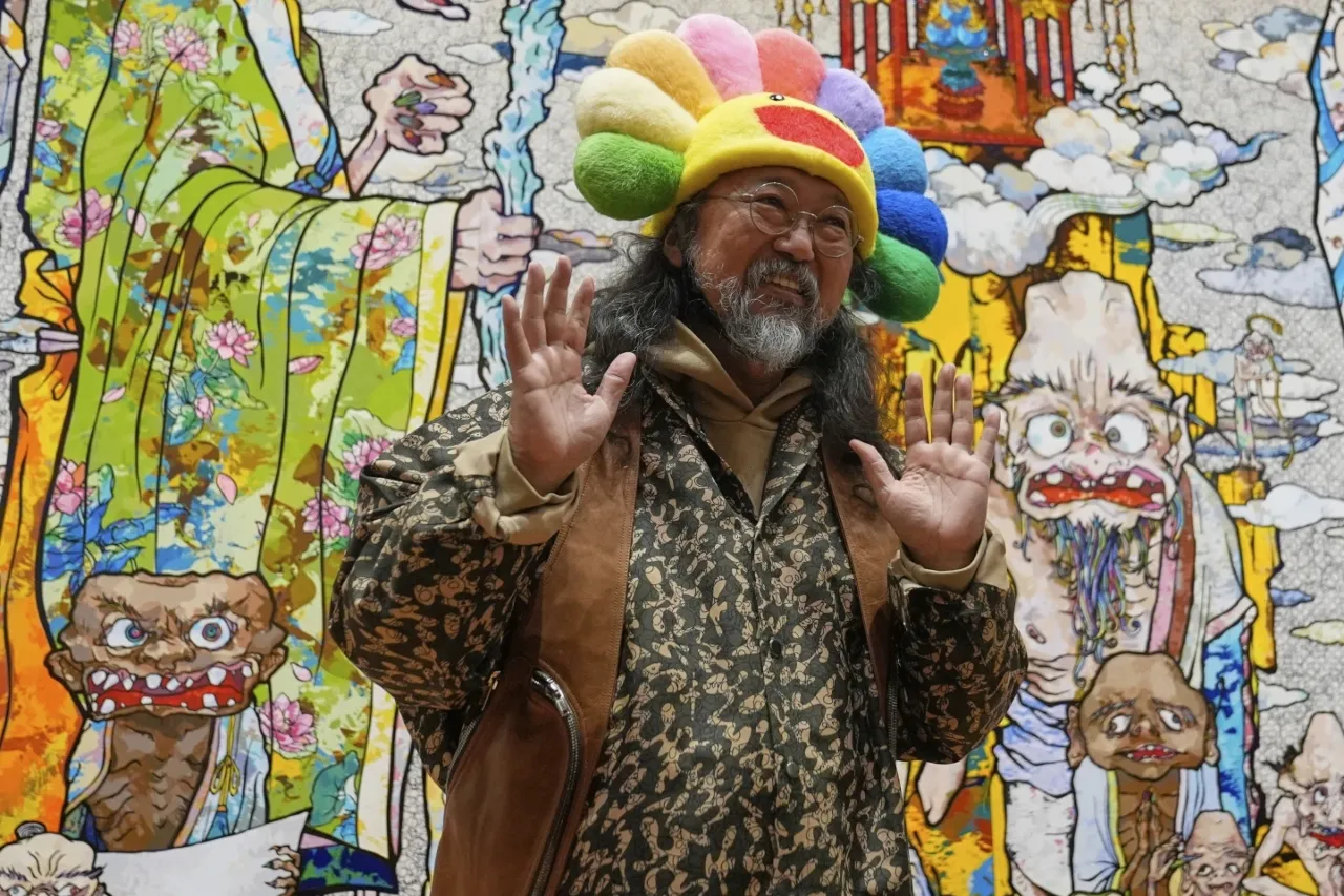 Takashi Murakami inaugura exposición en un museo de Ohio con más de 100 obras
