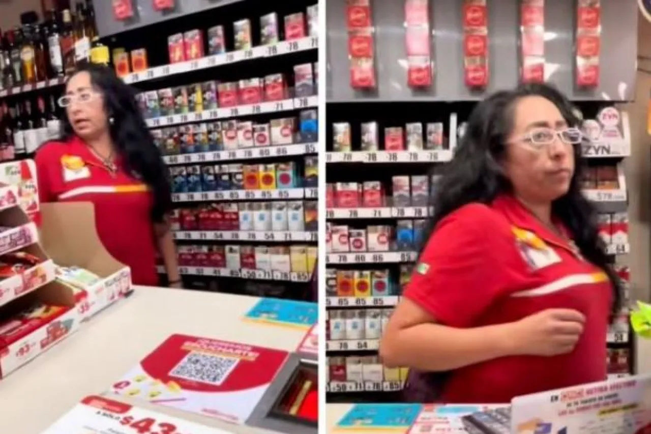 Lady Oxxo: Empleada explota contra cliente por abrir producto antes de pagar