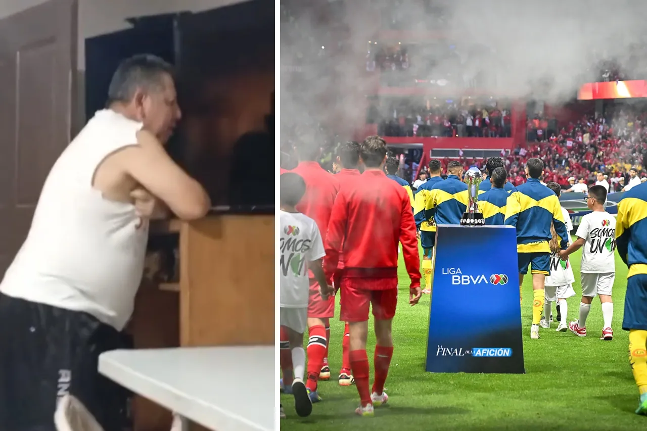 Juarense se vuelve viral al llorar por derrota de América en final ante Toluca