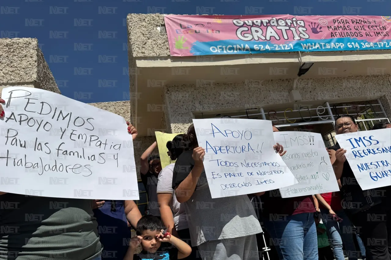 Protestan padres por cierre prolongado de guardería del IMSS en Juárez ...