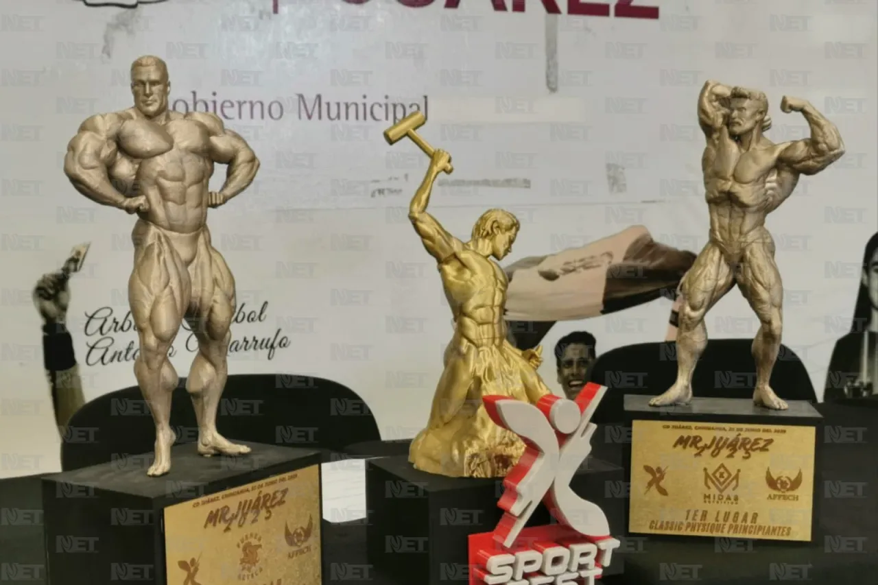 Llegan atletas del estado a la ciudad para el selectivo de Mr. Juárez 2025