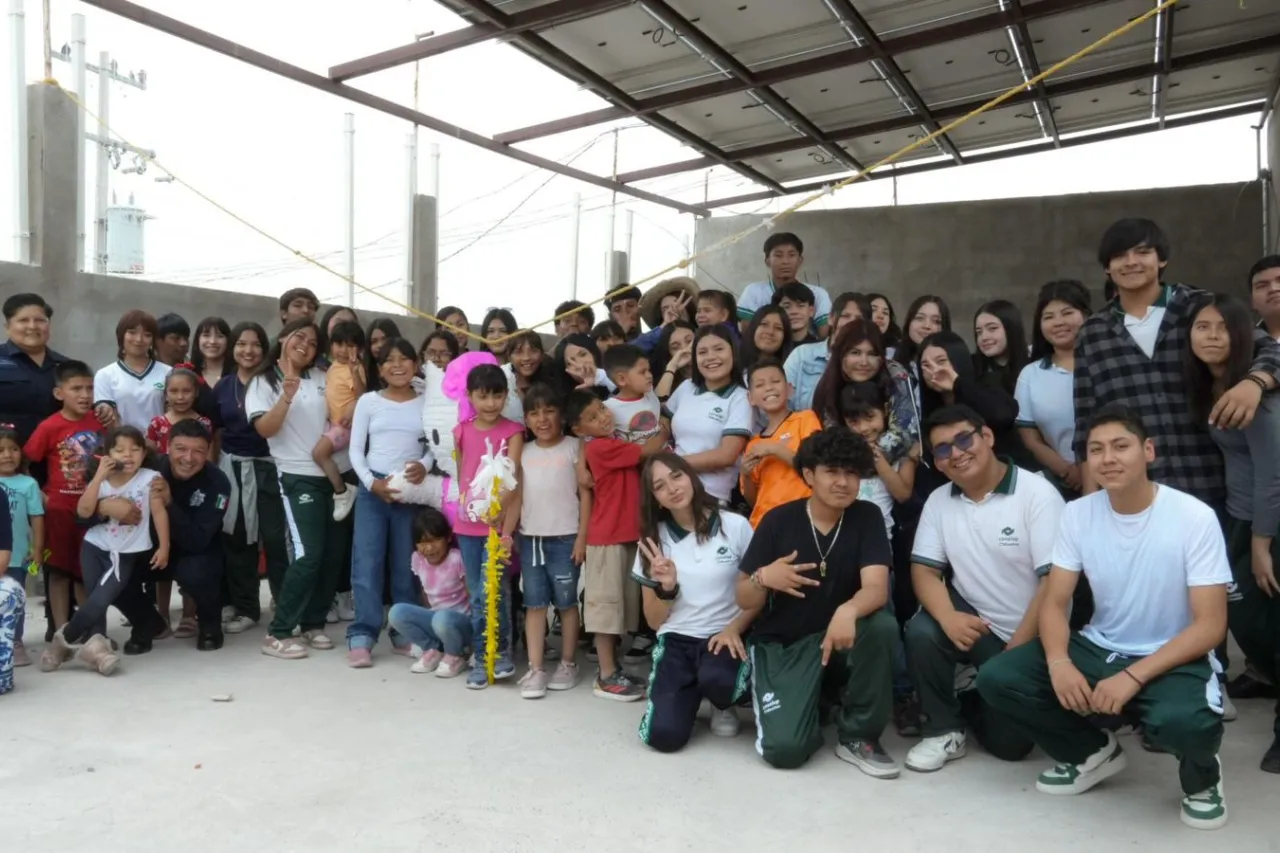 SSPE y estudiantes del Conalep llevan a cabo actividad en la Casa Hogar Pasitos