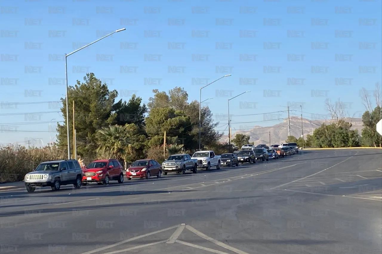 Alrededor de 40 minutos para cruzar a El Paso