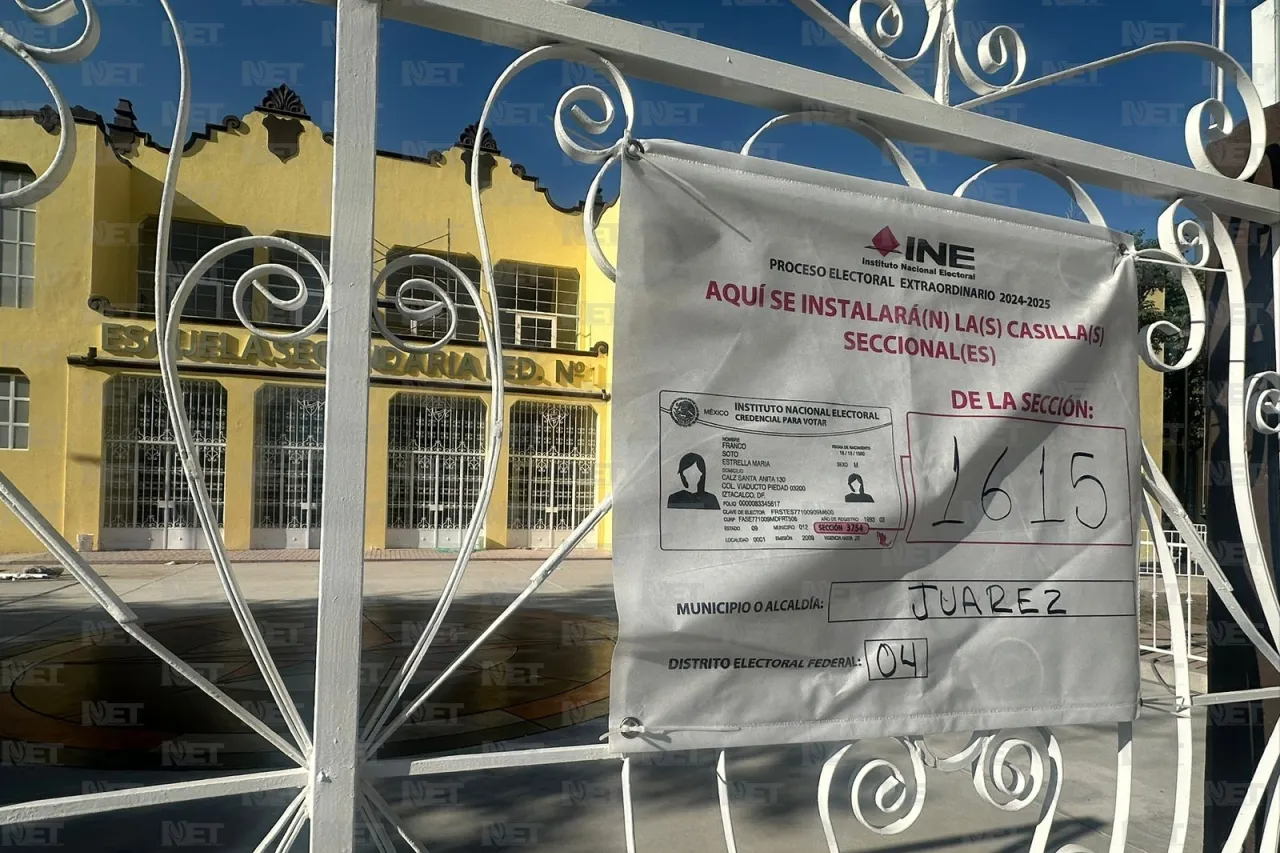 Instalan casillas de votación en Juárez