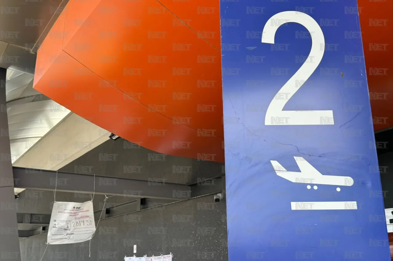 Esperan hasta dos horas para votar en el aeropuerto de Juárez