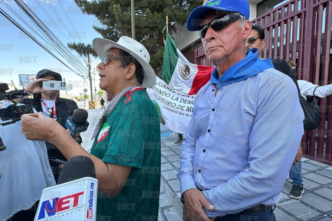 Protestan contra elección del Poder Judicial en Juárez