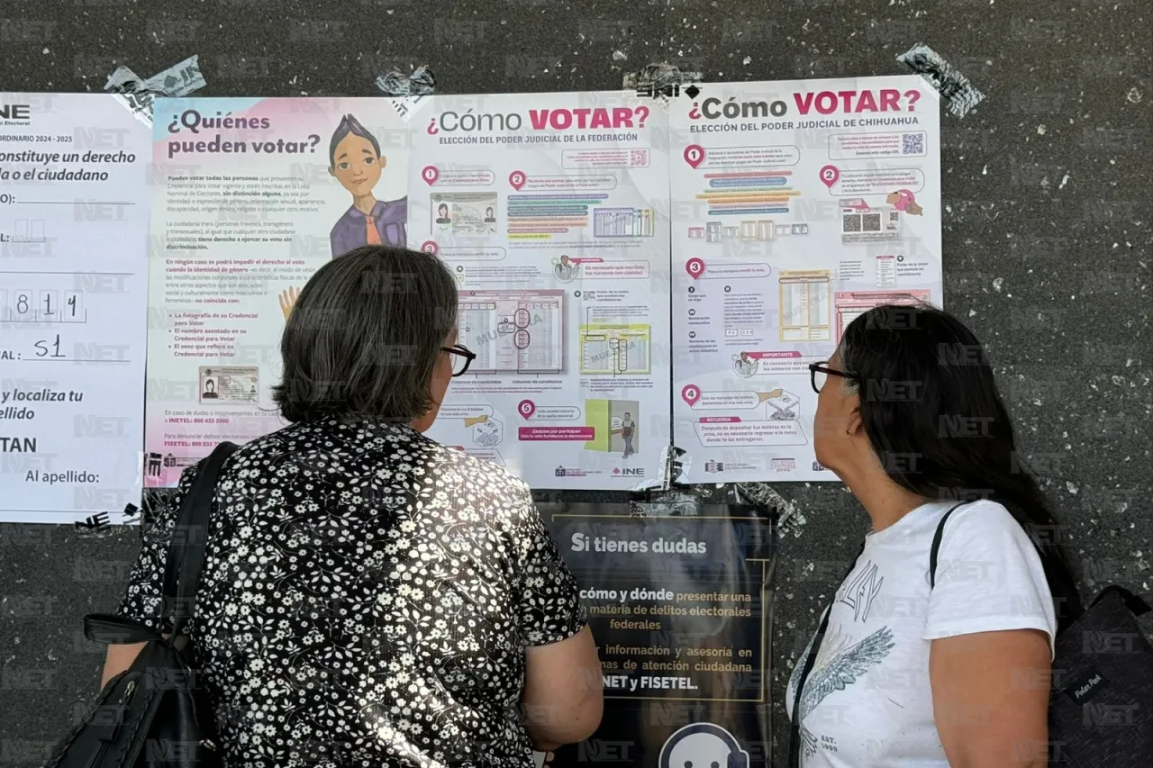 Esperan hasta dos horas para votar en el aeropuerto de Juárez