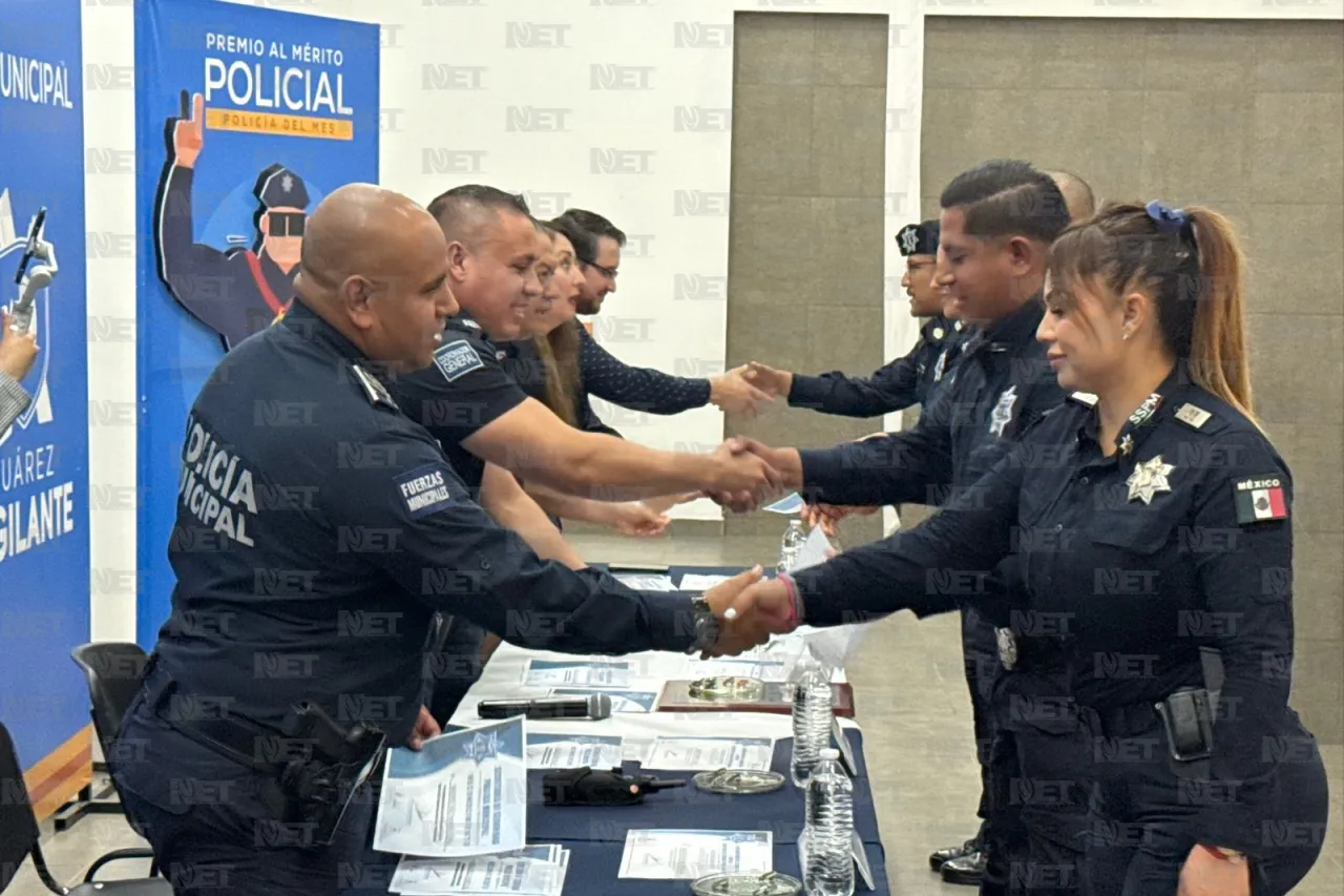 Reconocen a policías destacados en ceremonia oficial