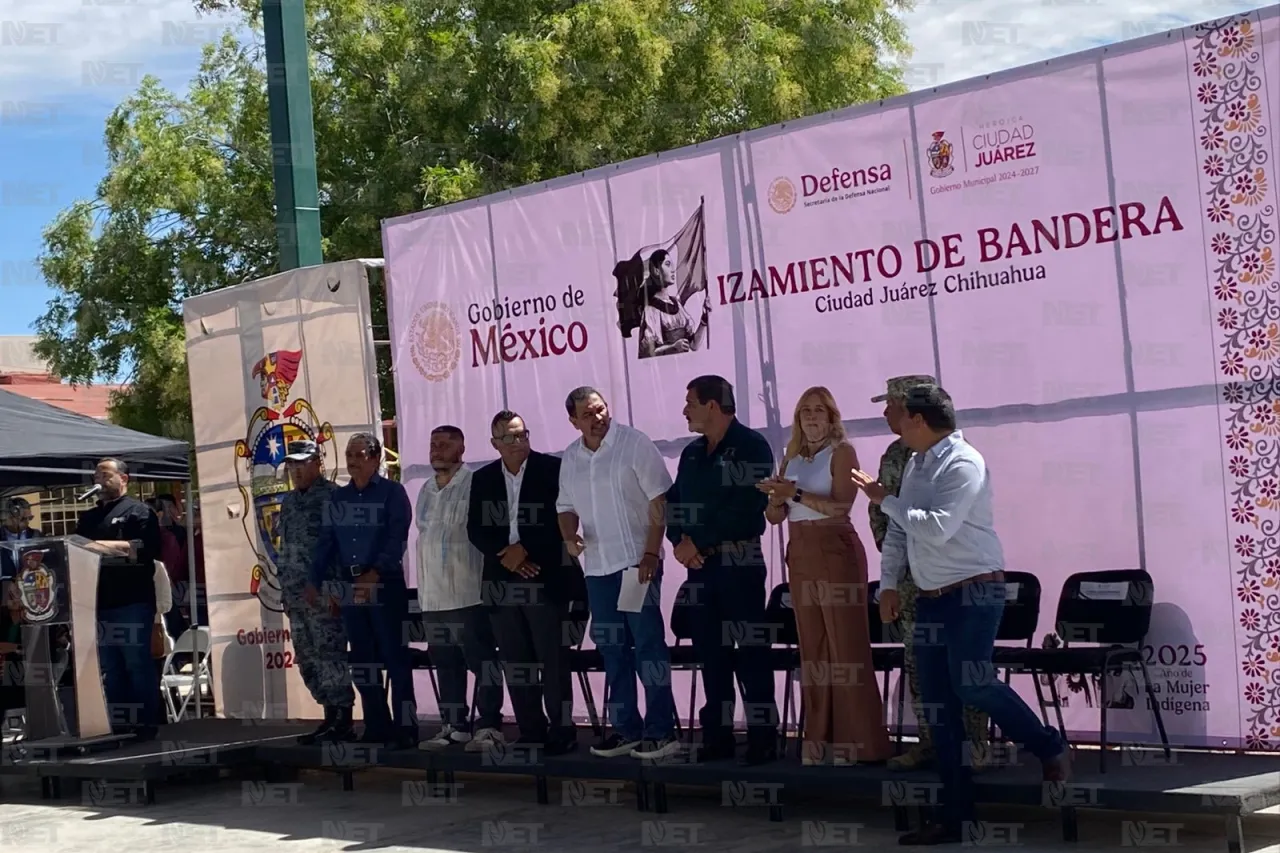 Promueven actos cívicos con izamiento de bandera