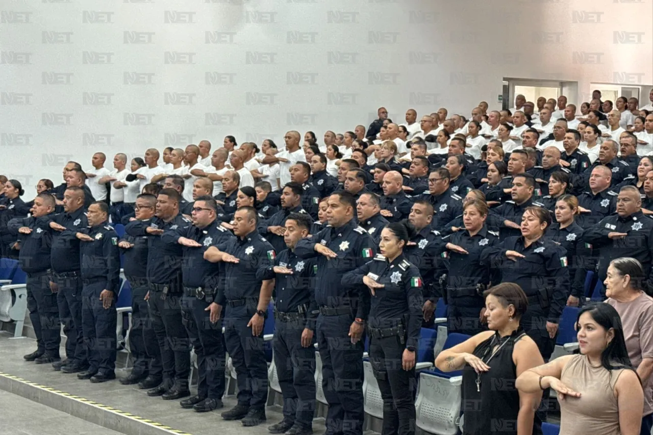 Reconocen a policías destacados en ceremonia oficial