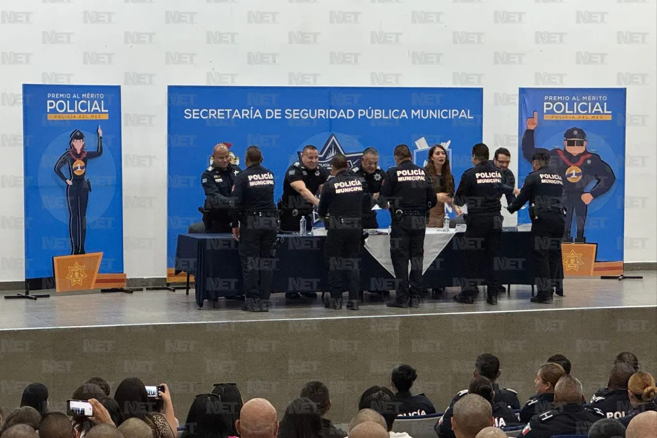 Reconocen a policías destacados en ceremonia oficial