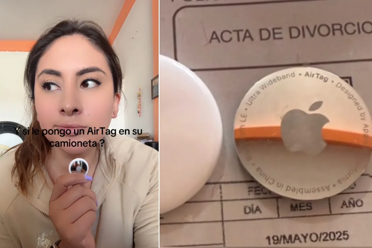 Mujer pone un AirTag a la camioneta de su esposo y termina divorciada