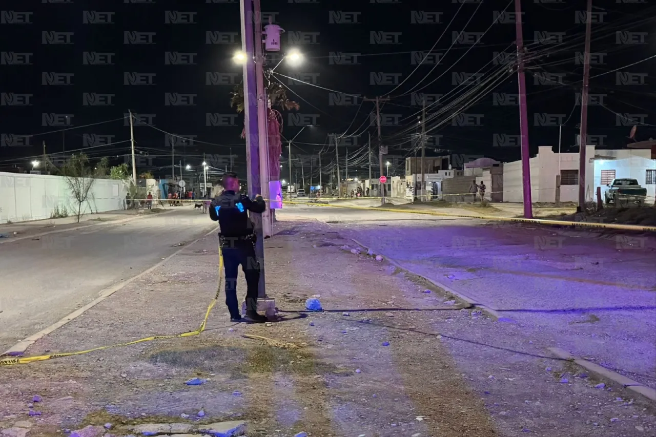 Atacan a balazos a uno en el fraccionamiento Las Almeras