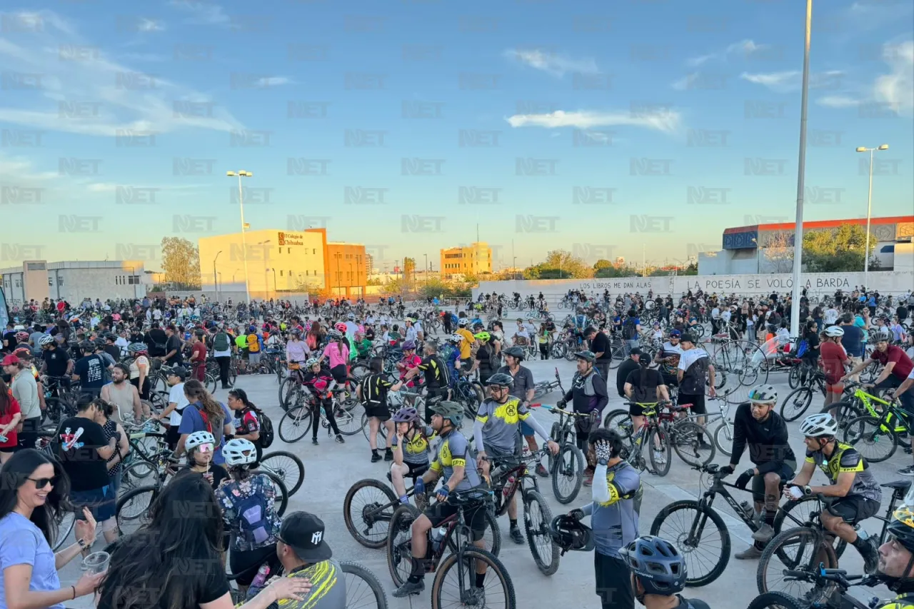 Convergen miles para rodada masiva por el Día Mundial de la Bicicleta