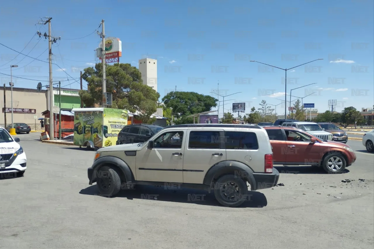 Se registra choque en Lincoln y Río Nilo