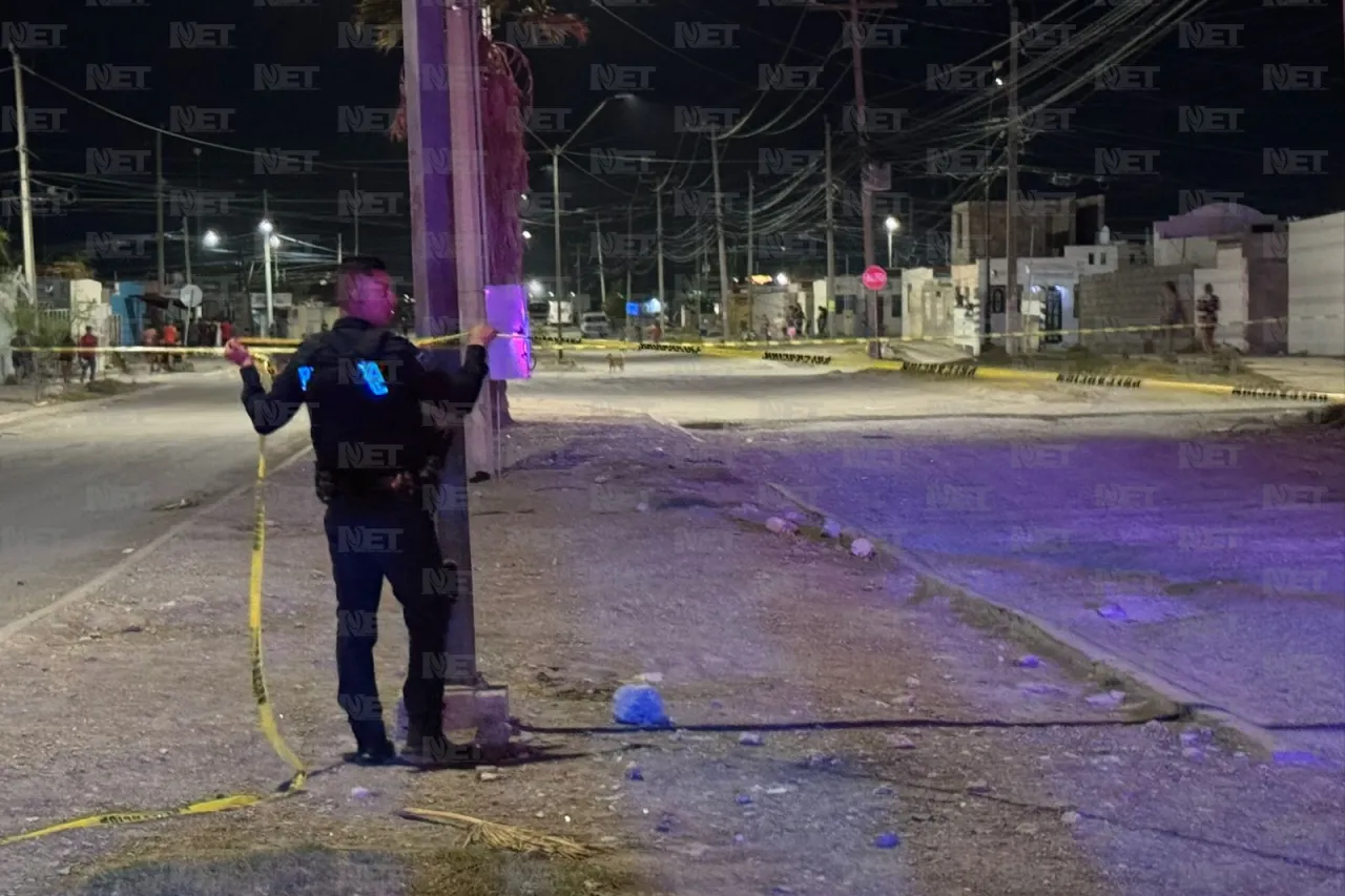 Atacan a balazos a uno en el fraccionamiento Las Almeras