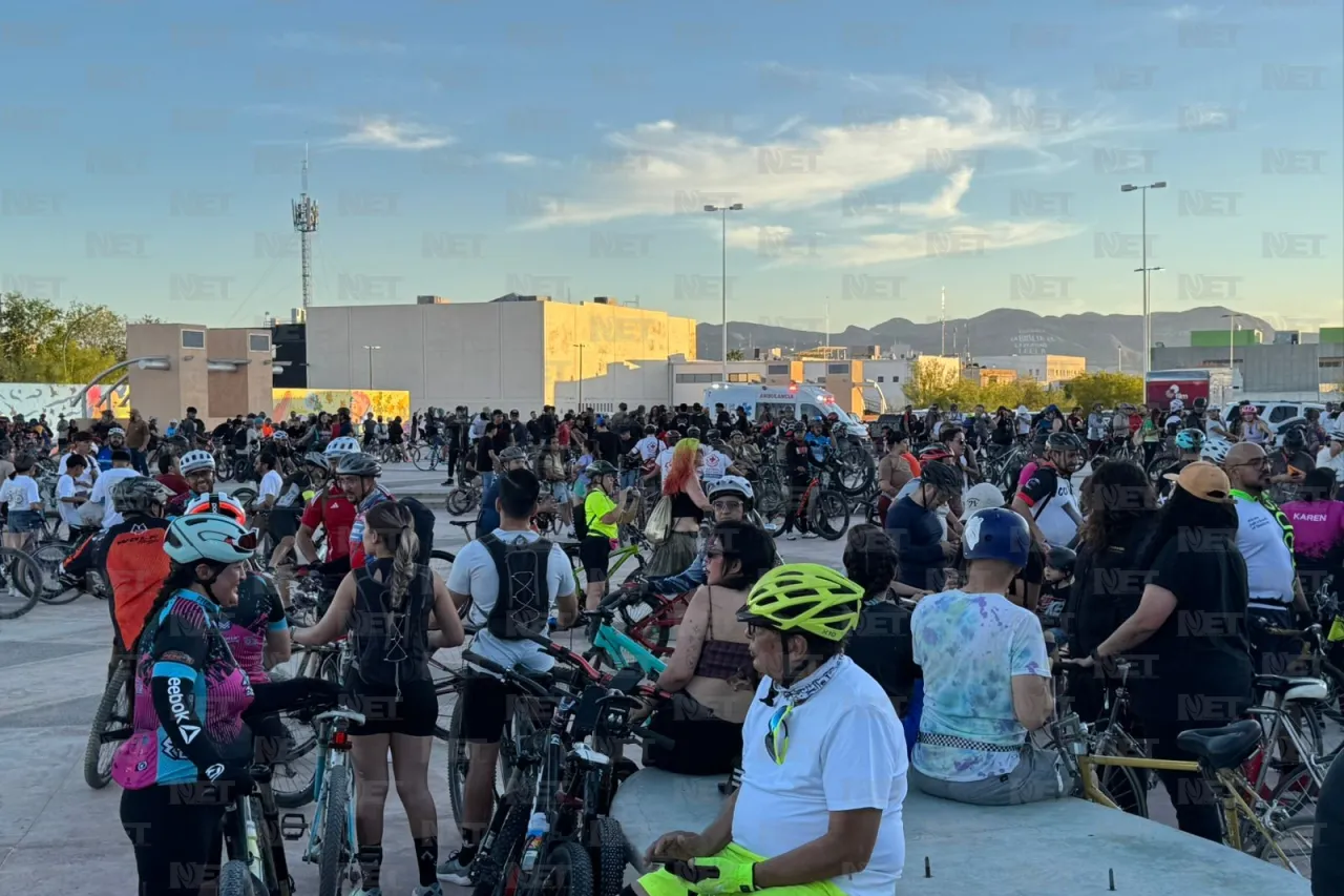 Convergen miles para rodada masiva por el Día Mundial de la Bicicleta