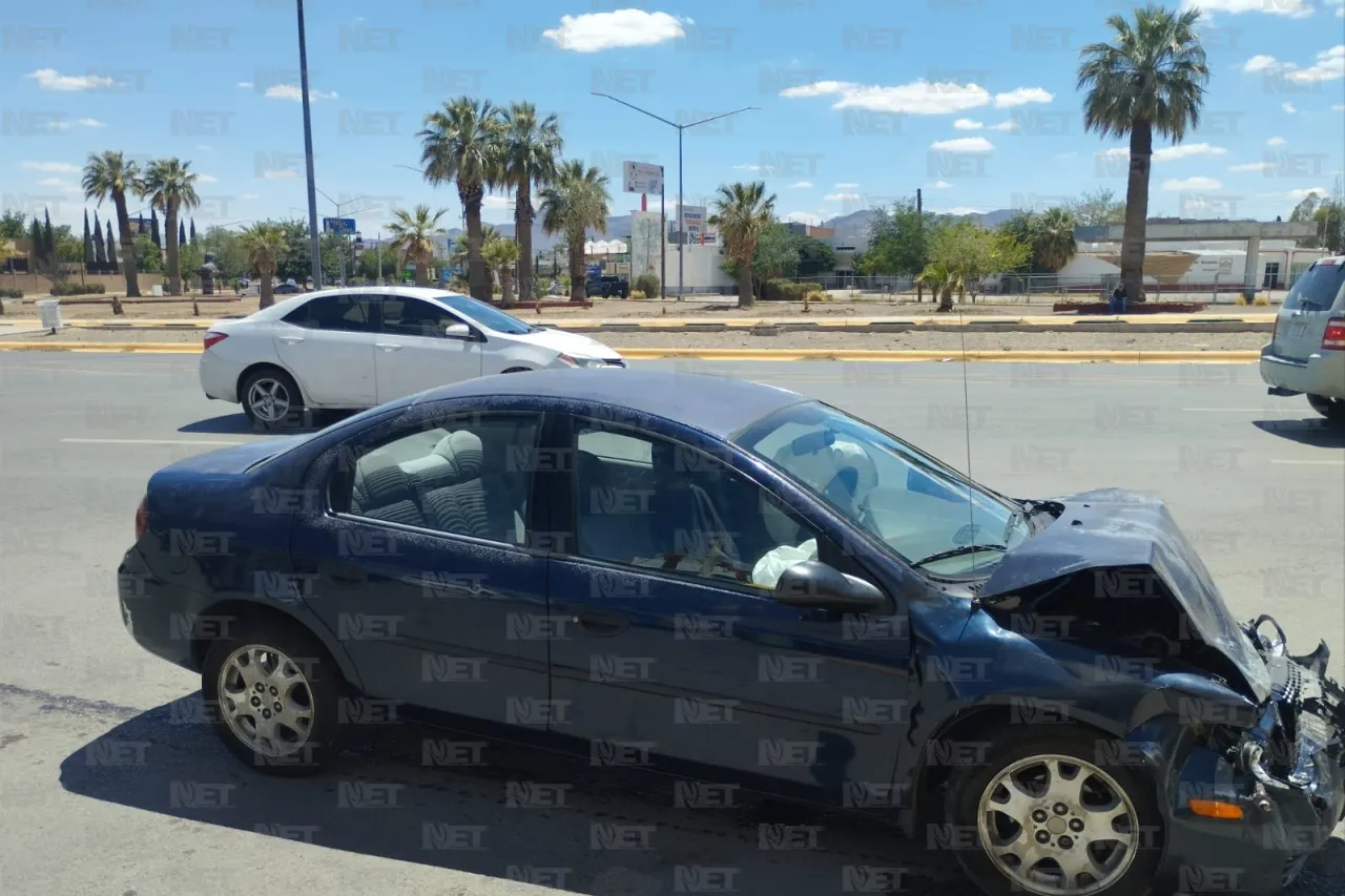 Se registra choque en Lincoln y Río Nilo