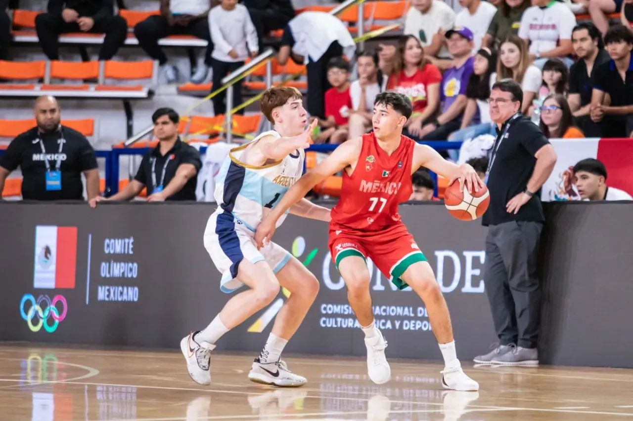 México se desfonda ante Argentina y vuelve a caer en la AmeriCup Sub-16