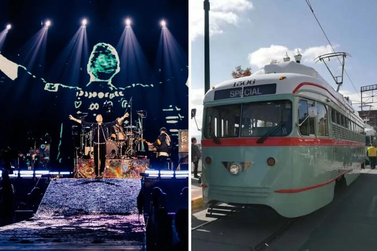 Extienden horario del tranvía por conciertos de Coldplay en El Paso