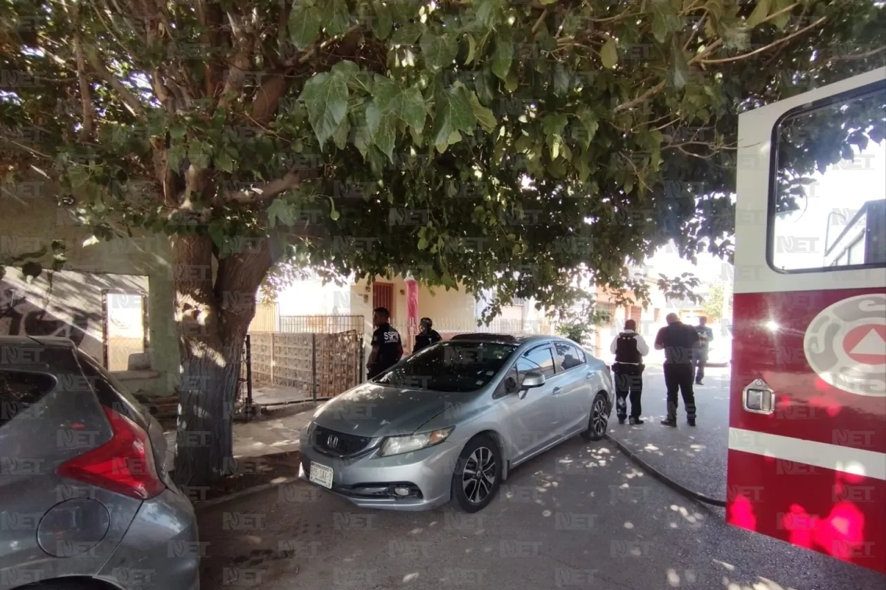 Se incendia tapia en la colonia Partido Romero