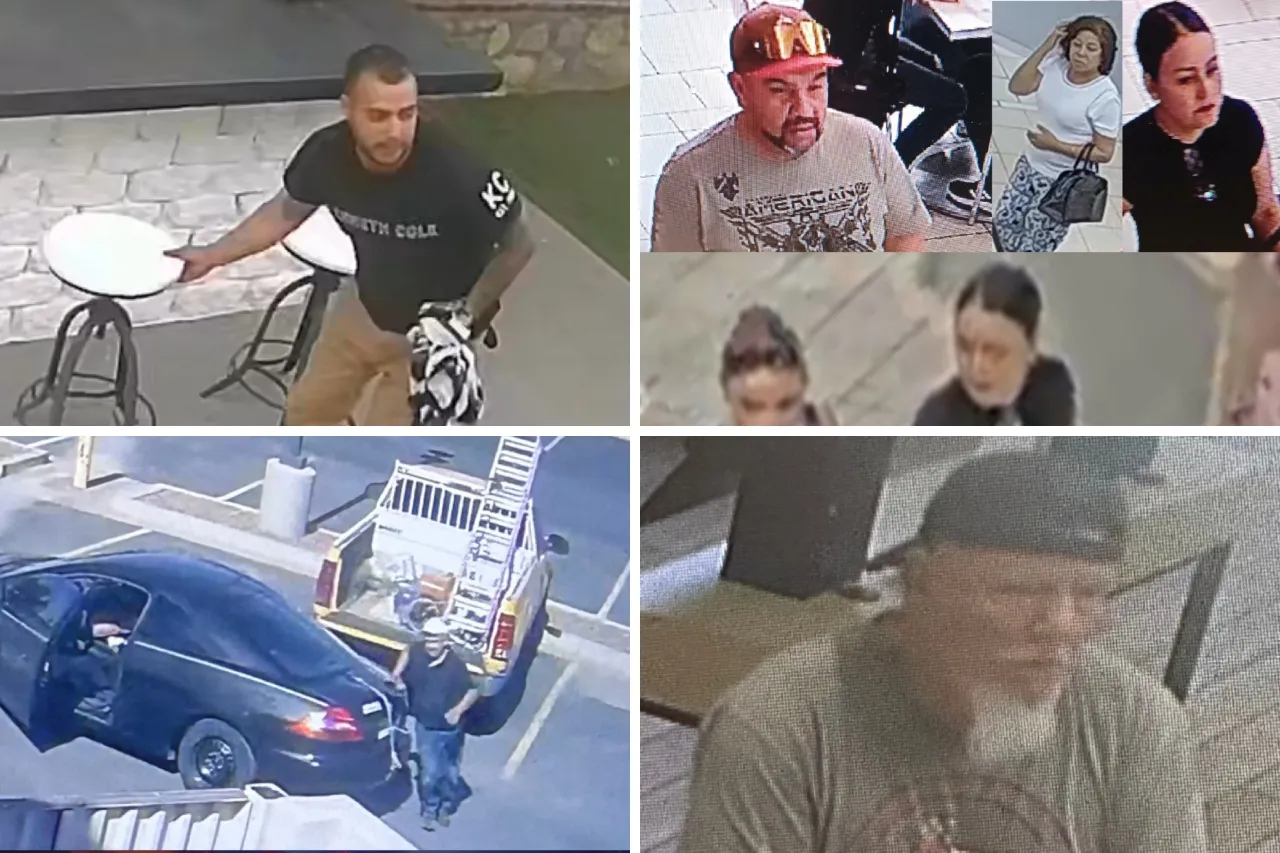 El Paso: Policía busca a involucrados en 4 robos