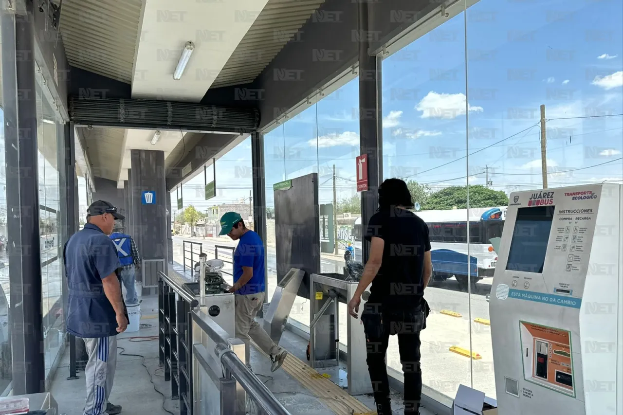 Revisan estaciones del BRT 1 para su mantenimiento